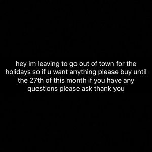 please buy soon if you guys want anything